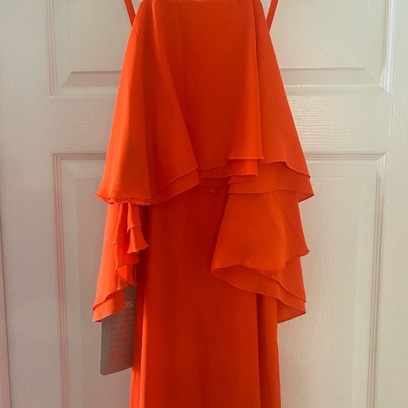 ASOS Ruffle Waterfall Soft Maxi Dress - Picture 2 of 5